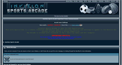 Desktop Screenshot of invisionsportsarcade.com